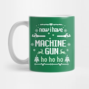 Now I Have A Machine Gun Ho-Ho-Ho Christmas Sweater Mug